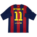 Camisa Barcelona Retro Manga Longa Home Neymar JR 2014/2015 | GL Sports