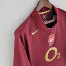 Camisa Manga Longa Arsenal 05/06 - Bordo | GL Sports