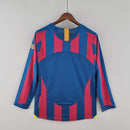 Camisa Manga Longa Barcelona 05/06 - Grená | GL Sports