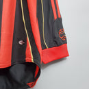 Camisa Manga Longa Milan 06/07 - Preto e Vermelho | GL Sports