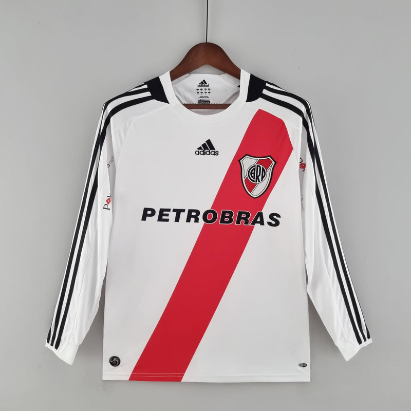 Camisa Manga Longa River Plate 09/10 - Branco | GL Sports