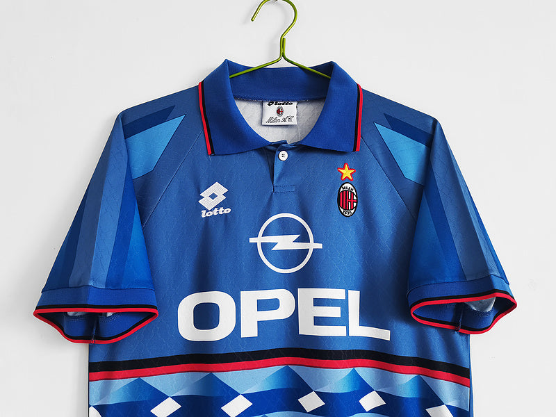 Camisa Milan Retrô 1995/1996 Azul | GL Sports