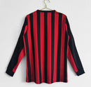 Camisa Milan Retrô Manga Longa 2013/2014 - Vermelha e Preta | GL Sports