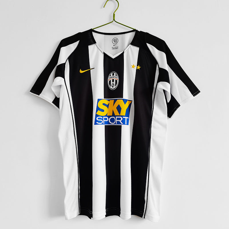 Camisa Juventus Retrô 2004/2005 - Preta/Branca | GL Sports