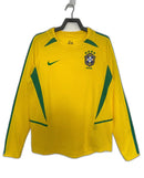 Camisa Brasil 2002 Home - Versão Retrô Manga Longa | GL Sports